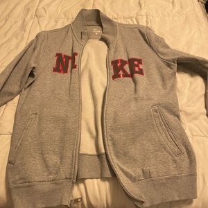 Womens Large Nike Zip Up sweater